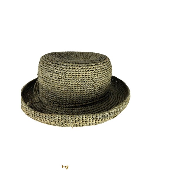 Corriboree Australia Olive Green Raffia Straw Hat Women Packable main image 6